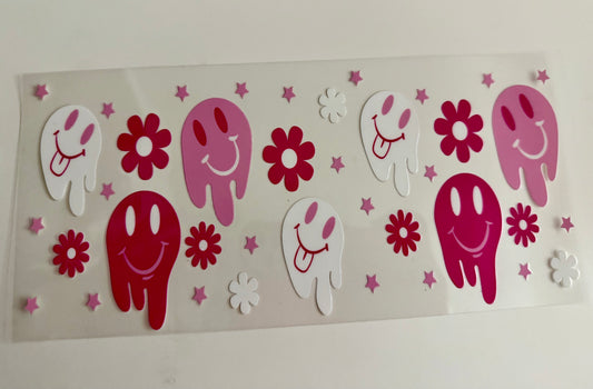 Melting Smiley Faces Wrap