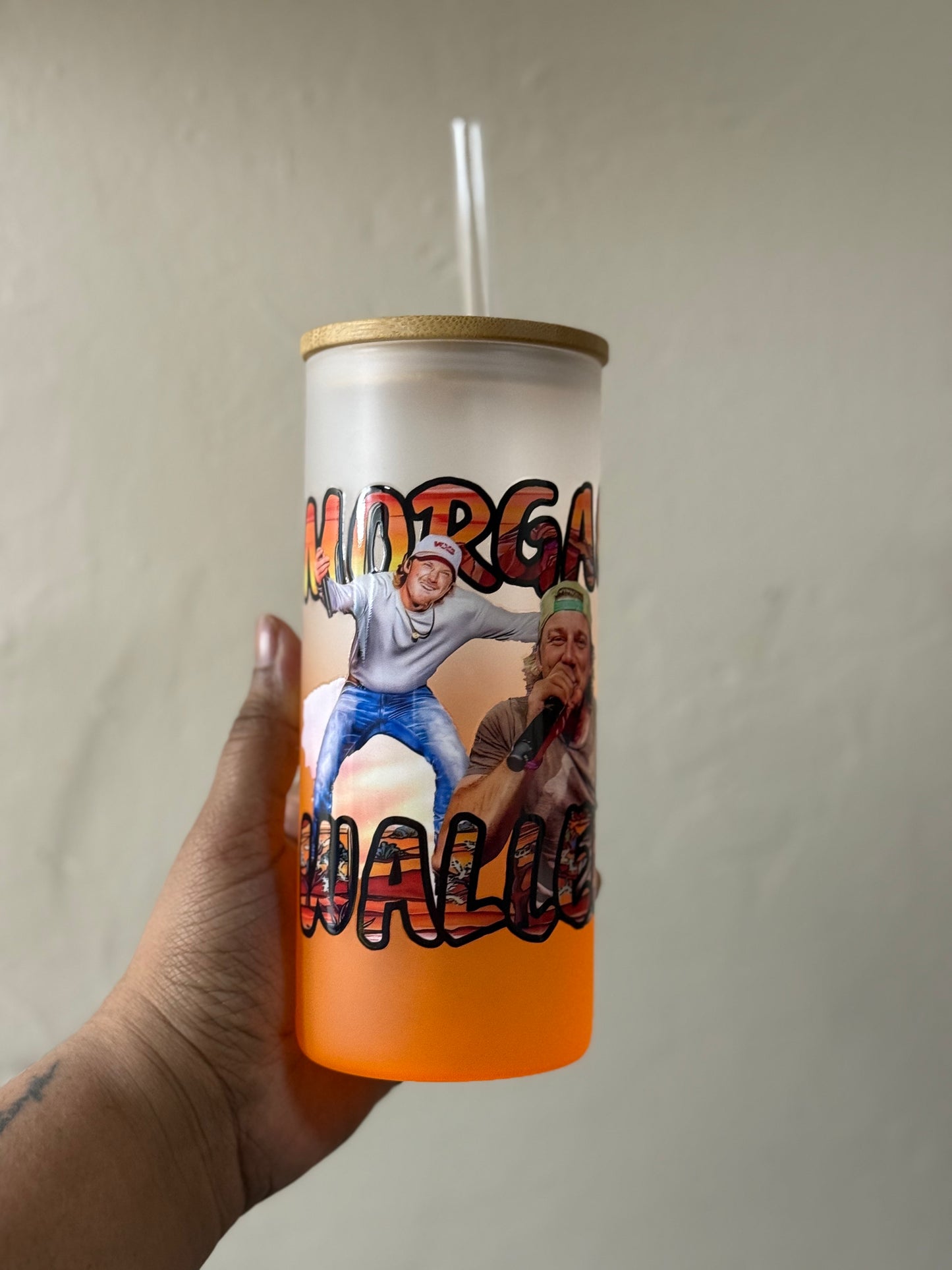 Morgan Wallen Glass Cup