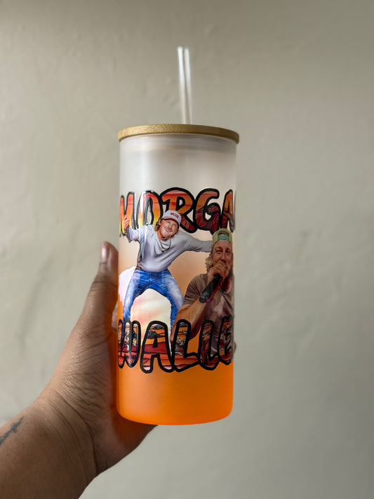 Morgan Wallen Glass Cup
