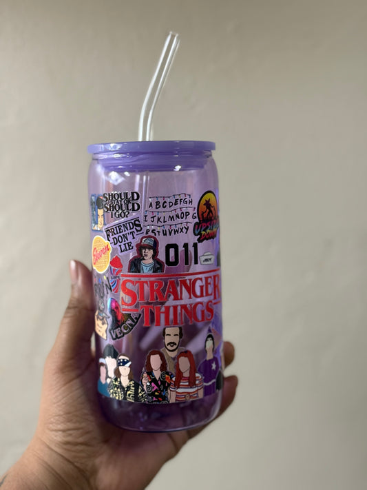 Stranger Things Glass Cup